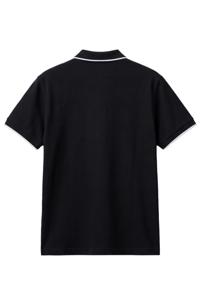 Antony Morato zwarte heren polo | Achteraanzicht