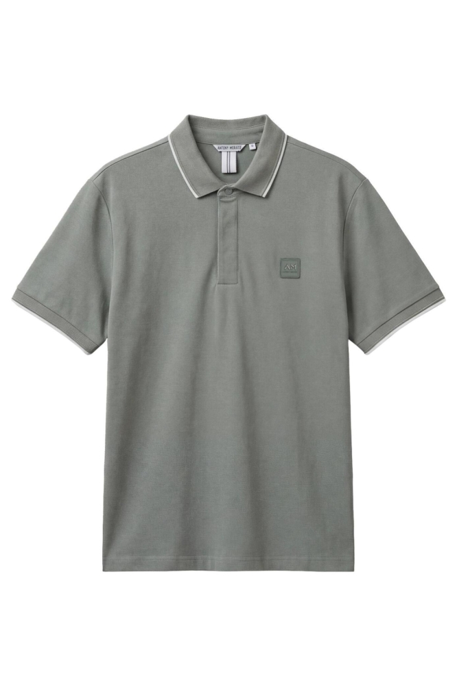 Antony Morato groene heren polo | Vooraanzicht
