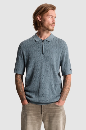 Cast Iron Polo POLO VAN KATOEN EN MODAL MET RITS CPSS2608850 5146