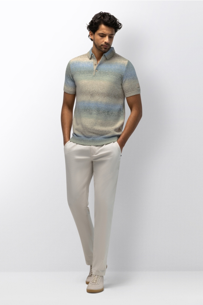 State of Art ecru heren polo | Model