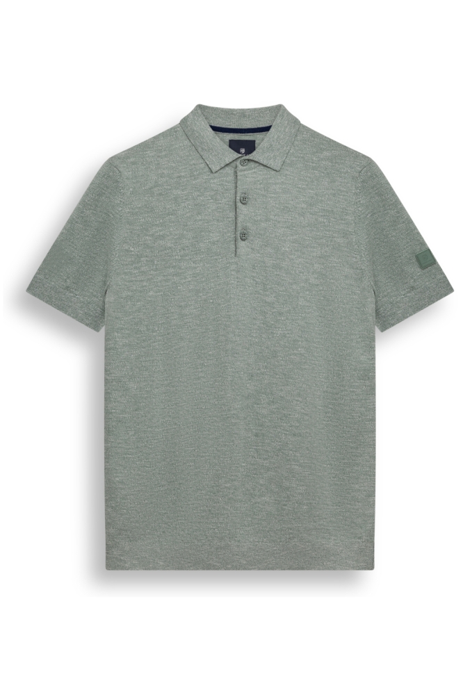 State of Art groene heren polo | Vooraanzicht