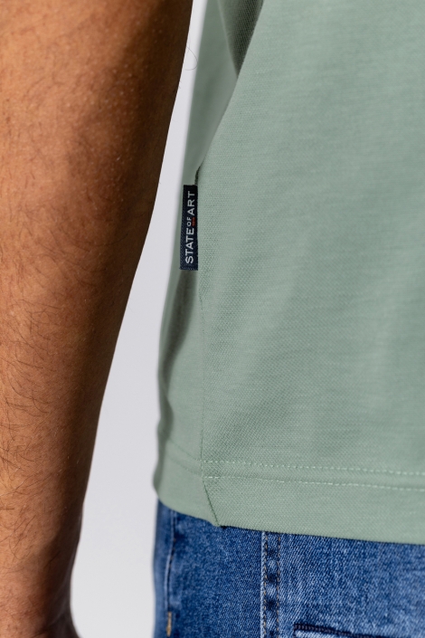 State of Art groene heren polo | Unique Selling Point