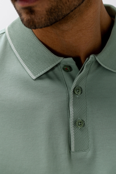 State of Art groene heren polo | Kleurstaal