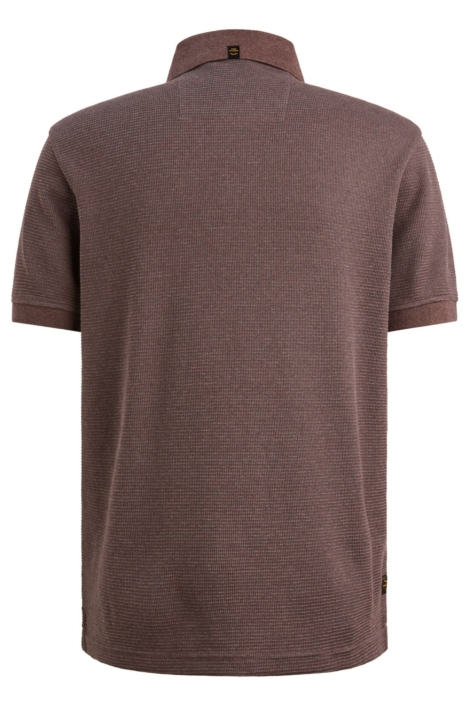 PME legend paarse heren polo | Achteraanzicht