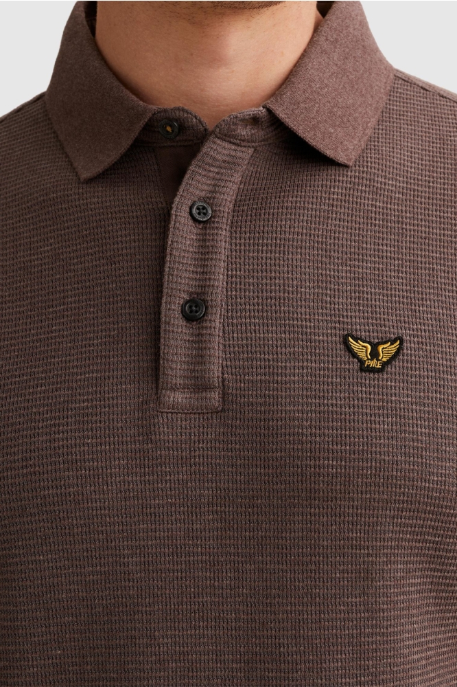 PME legend paarse heren polo | Close up