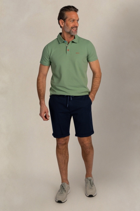 NZA groene heren polo | Model