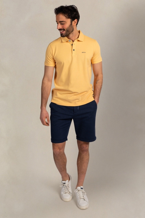 NZA gele heren polo | Model