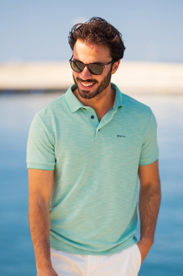 NZA polo short sleeve Groen