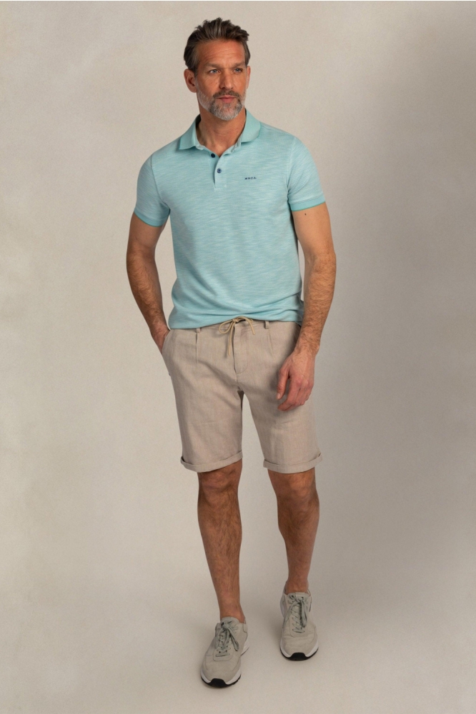 NZA groene heren polo | Model