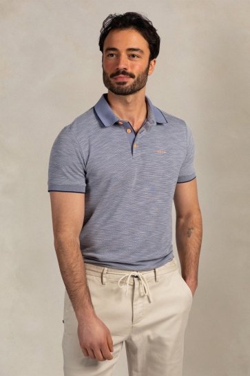 NZA Polo POLO KORTE MOUW 26CN151 2616 NAVY SKY