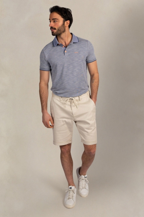 NZA blauwe heren polo | Model