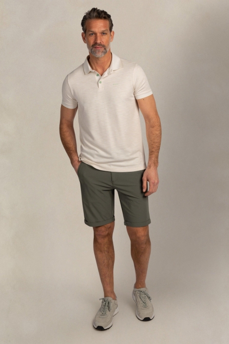 NZA ecru heren polo | Model