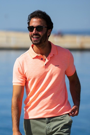 NZA Polo POLO KORTE MOUW 26CN151 1314 FRESH MANDARINE