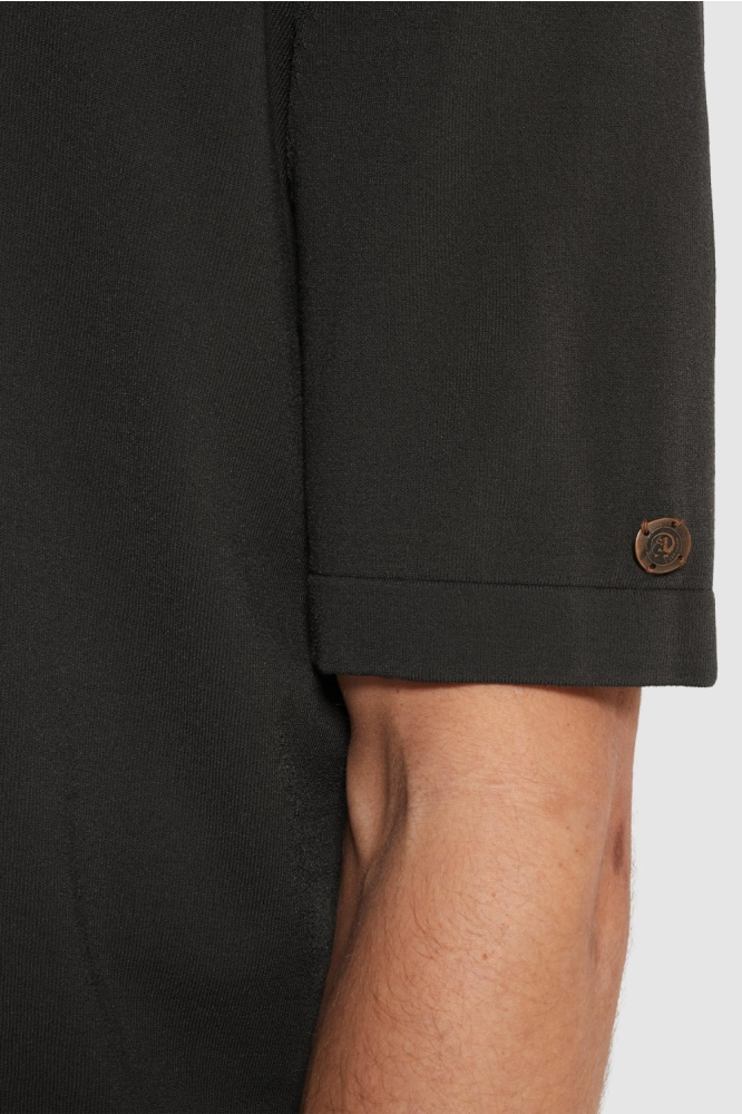 Cast Iron grijze heren polo | Kleurstaal