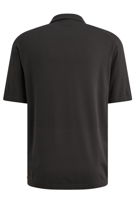 Cast Iron grijze heren polo | Achteraanzicht