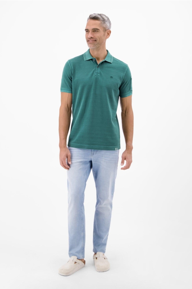 Lerros groene heren polo | Model