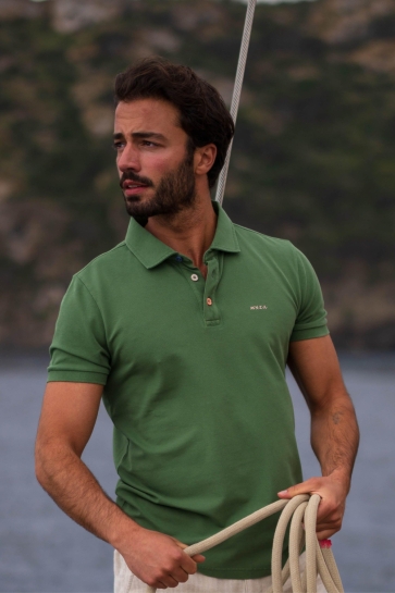 NZA polo short sleeve Groen