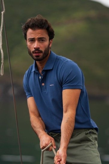 NZA Polo POLO SHORT SLEEVE 26CN150 2616 Navy Sky