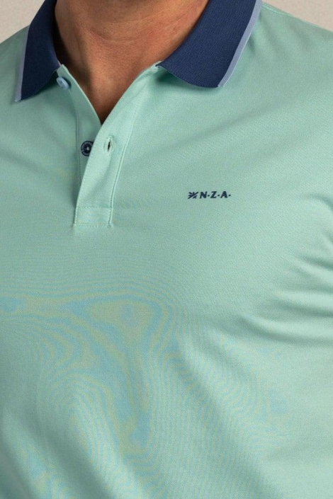 NZA groene heren polo | Kleurstaal
