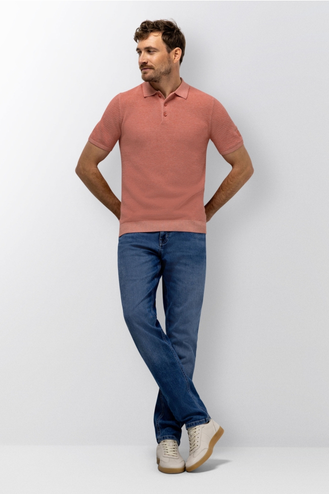 State of Art oranje heren polo | Model