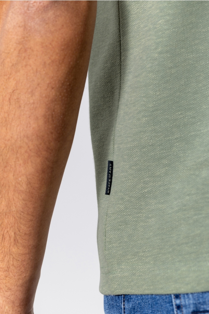 State of Art groene heren polo | Kleurstaal