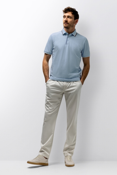 State of Art blauwe heren polo | Model