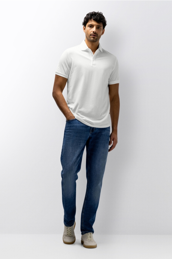 State of Art witte heren polo | Model