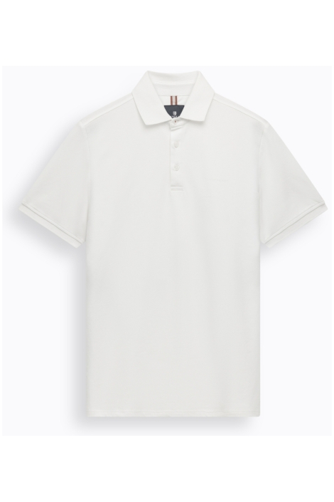 State of Art witte heren polo | Vooraanzicht