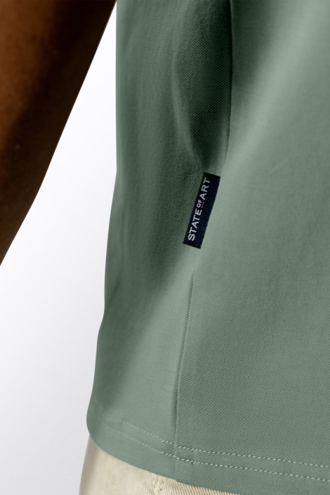 State of Art groene heren polo | Kleurstaal