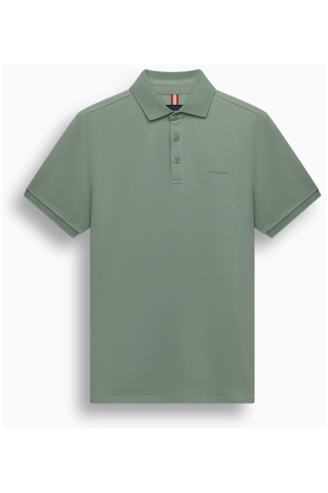 State of Art groene heren polo | Vooraanzicht