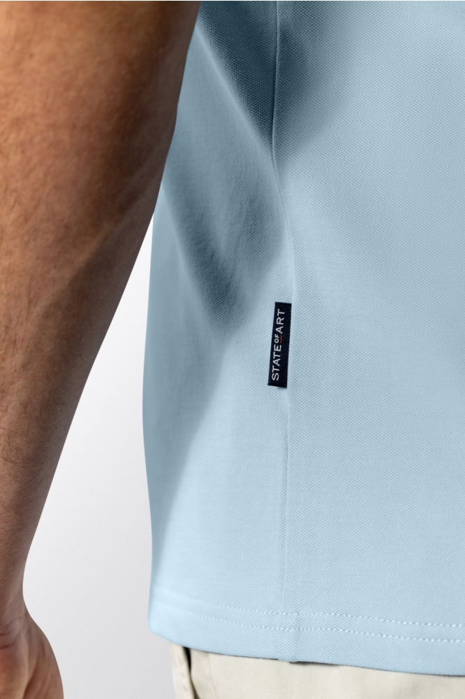 State of Art blauwe heren polo | Kleurstaal