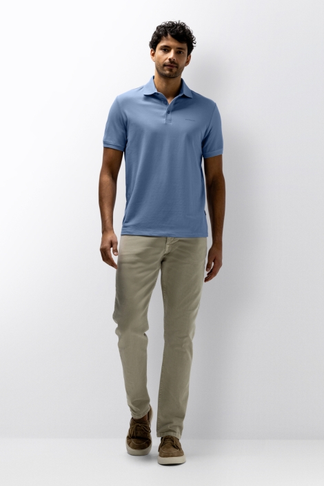 State of Art blauwe heren polo | Model