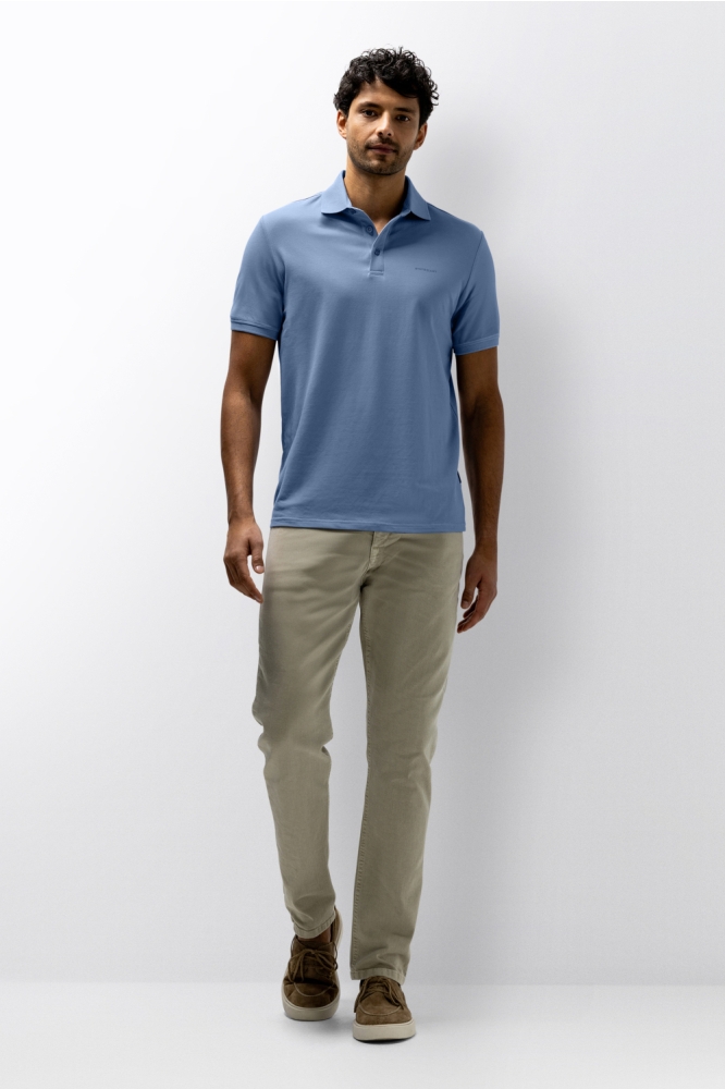 State of Art blauwe heren polo | Model