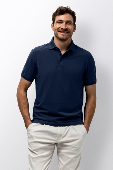 State of Art poloshirt piqu? ss p Blauw