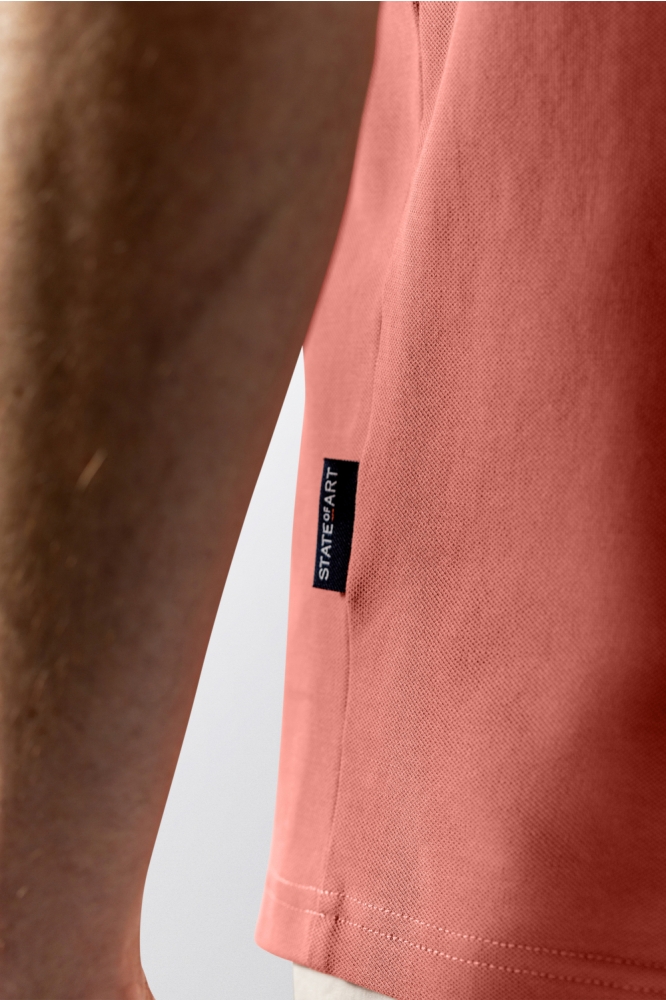 State of Art oranje heren polo | Kleurstaal