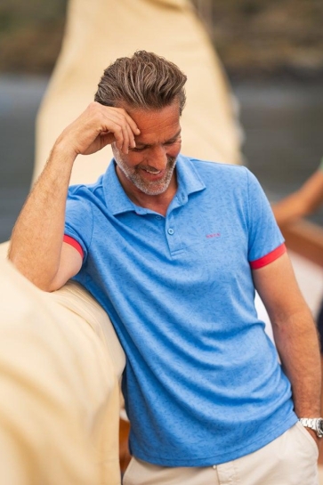 NZA Polo POLO SHORT SLEEVE 26CN110 2602 SAILING BLUE