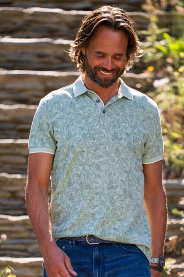 NZA Polo POLO SHORT SLEEVE 26CN112 1757 MIST GREEN