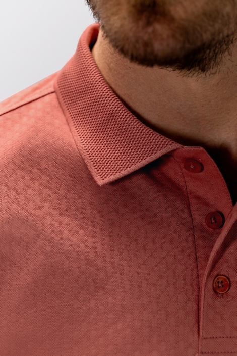 State of Art oranje heren polo | Unique Selling Point