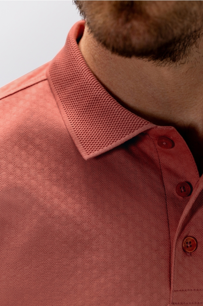 State of Art oranje heren polo | Unique Selling Point