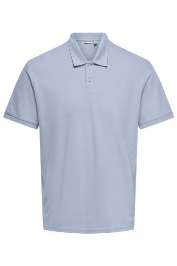 Only & Sons onsben reg ss polo shirt noos Blauw