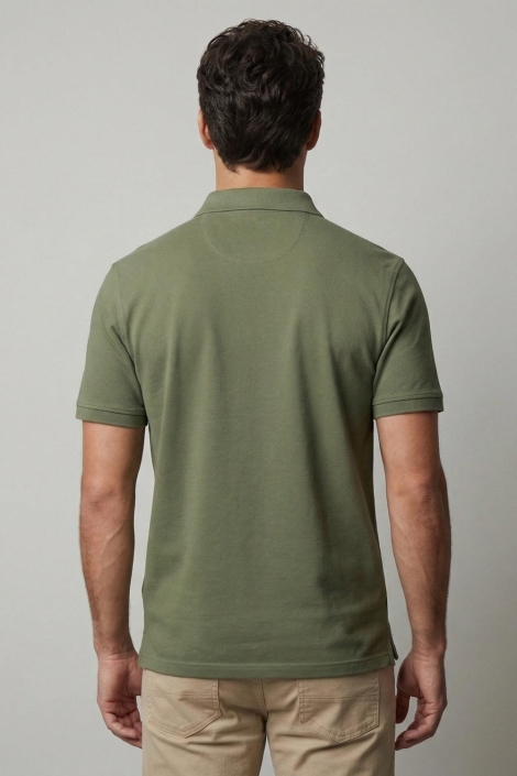 McGregor groene heren polo | Model vooraanzicht