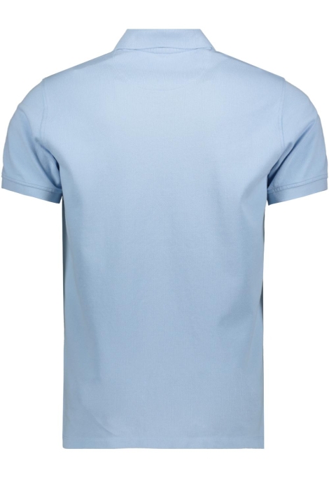 McGregor blauwe heren polo | Achteraanzicht