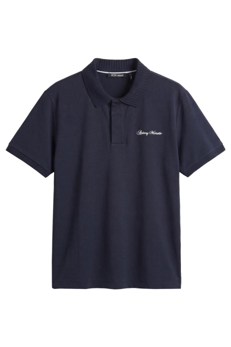 Antony Morato blauwe heren polo | Vooraanzicht