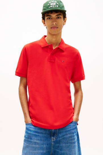 Tommy Jeans Polo TJM REG ESS POLO EXT DM0DM22711 XL8 RAPID RED