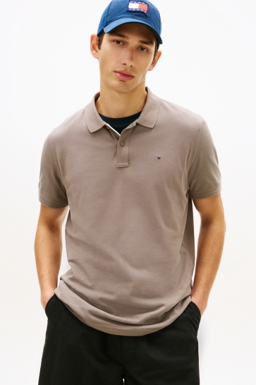 Tommy Jeans Polo TJM SLIM PLACKET POL DM0DM20676 PKD IVY MINK