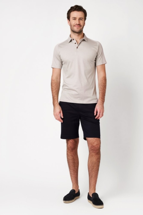 Desoto beige heren polo | Model