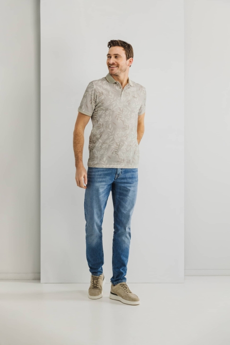 State of Art beige heren polo | Model