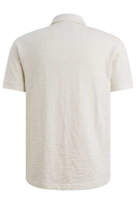 PME legend witte heren polo | Achteraanzicht