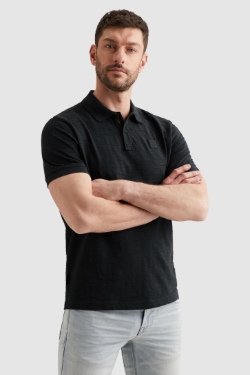 PME legend Polo POLO VAN JERSEY MET JACQUARD PATROON PPSS2604868 5282