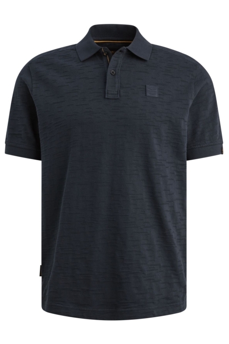 PME legend blauwe heren polo | Vooraanzicht